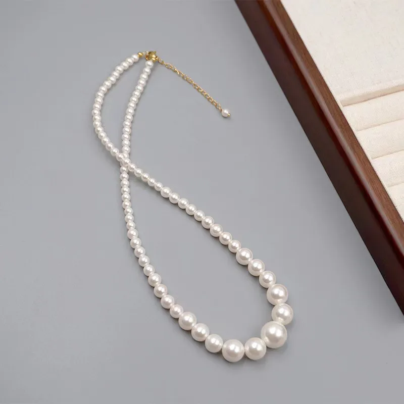 Elegant Handmade Imitation Pearl Necklace