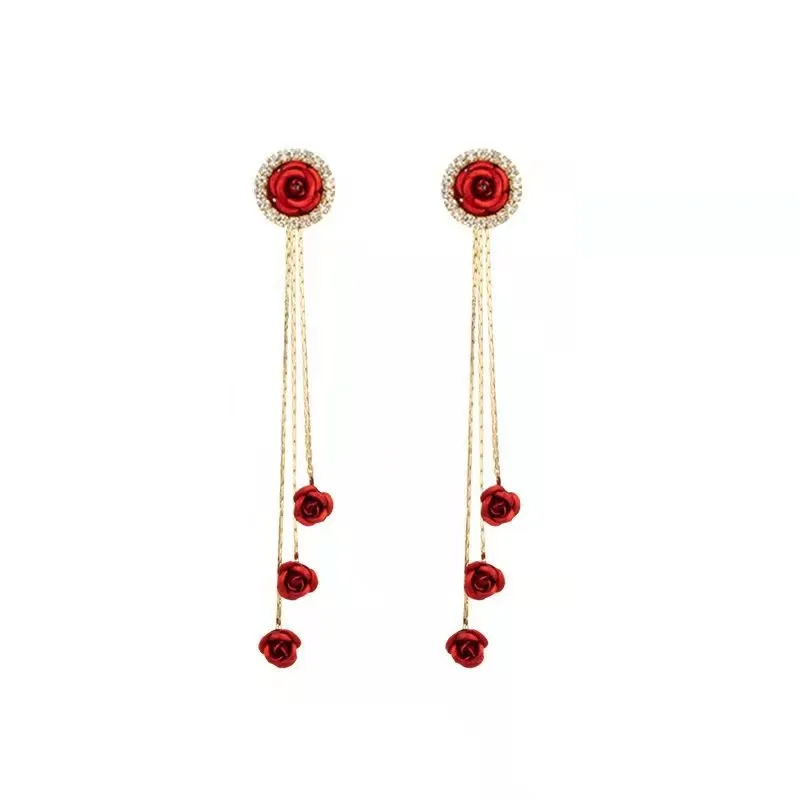 Flower Drop Earrings